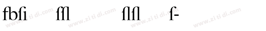 BigCaslon SmallCaps字体转换